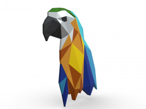 parrot figure Modello di stampa 3D
