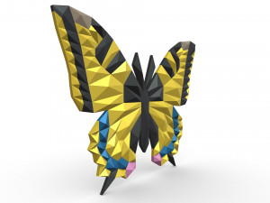 butterfly figure Modelo de impresión 3D