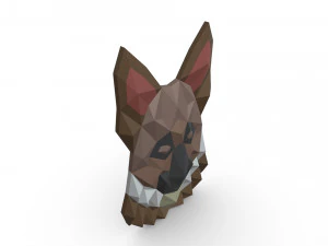 german shepherd figure 3D Print Model