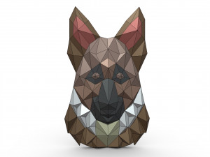 german shepherd figure 3D-printmodel