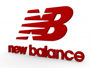 new balance logo 3D Модель