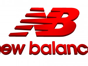 new balance logo Model 3D