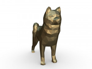 akita inu figure 3Dプリントモデル