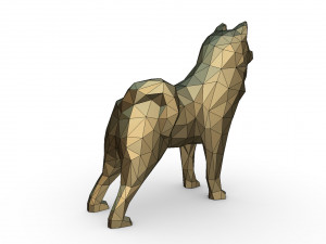 akita inu figure 3Dプリントモデル