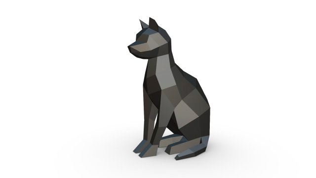 cat figure 6 Model do druku 3D .c4d .max .obj .3ds .fbx .stl .blend 