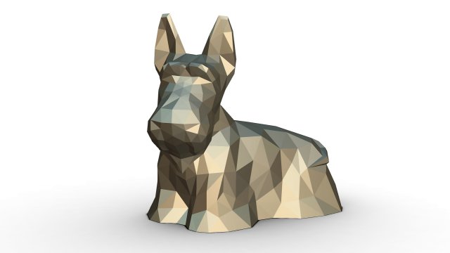 scottish terrier figure Model do druku 3D .c4d .max .obj .3ds .fbx .stl .blend 