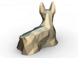 scottish terrier figure 3D Print Model