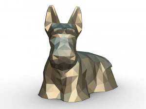 scottish terrier figure 3D Print Model