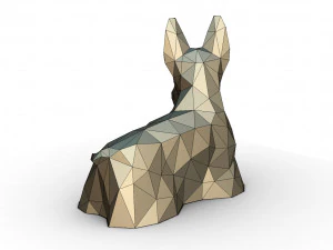 scottish terrier figure 3D Print Model