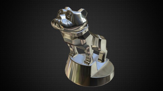 bulldog figure 3 Modelo 3D .c4d .max .obj .3ds .fbx .stl .blend 