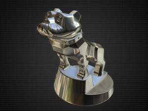bulldog figure 3 3D Model