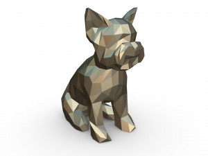 yorkshire terrier figure Modelo 3D