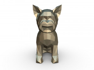 yorkshire terrier figure Modelo 3D