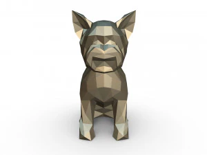 yorkshire terrier figure 3D Model