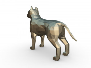 pit bull figure Modello di stampa 3D