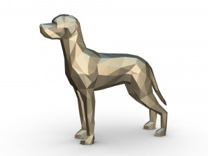 weimaraner figure 3D 프린트 모델
