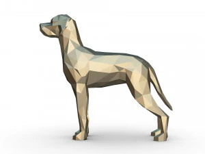 weimaraner figure 3D Print Model