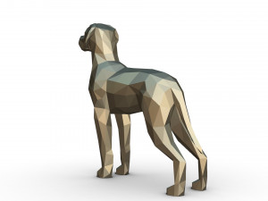 weimaraner figure Model Cetak 3D