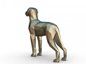 weimaraner figure 3D Print Model