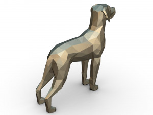weimaraner figure Model Cetak 3D