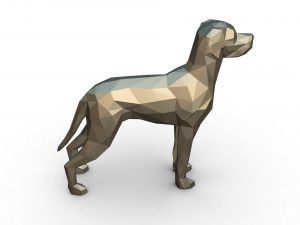 weimaraner figure Model Cetak 3D