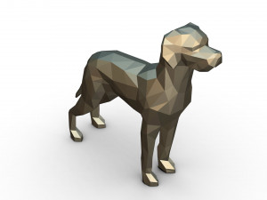 weimaraner figure Model Cetak 3D