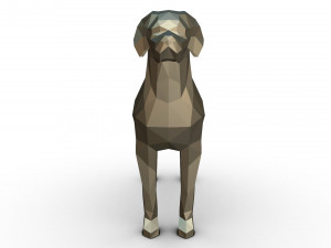 weimaraner figure Model Cetak 3D