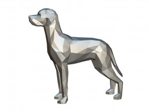weimaraner figure 3D Print Model