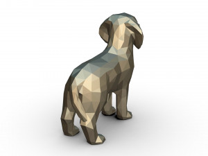golden labrador figure 3D Print Model