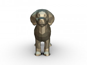 golden labrador figure 3D Print Model