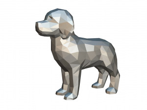 golden labrador figure 3D Print Model