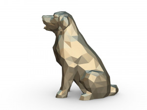 golden retriever figure 3D Print Model