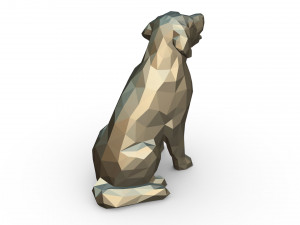 golden retriever figure 3D Print Model