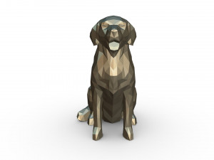 golden retriever figure 3D Print Model