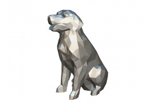 golden retriever figure 3D Print Model