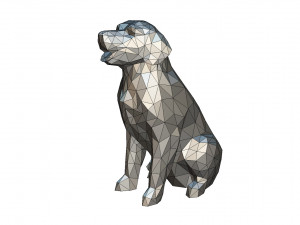 golden retriever figure 3D Print Model