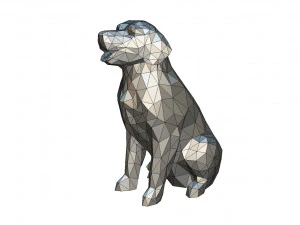 golden retriever figure 3D Print Model