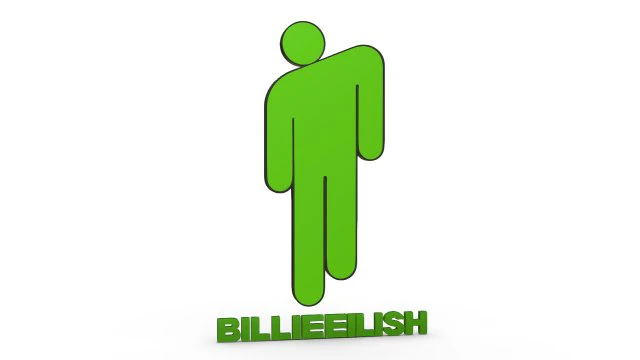 billie eilish logo 3D Print Model .c4d .max .obj .3ds .fbx .stl .blend