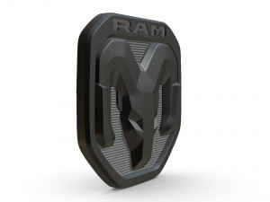 ram new logo 3Dモデル