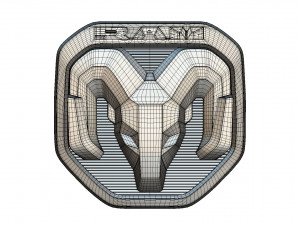 ram new logo 3Dモデル