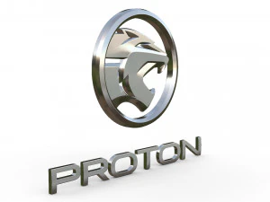 logo baru proton Model 3D