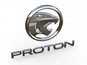 logo baru proton Model 3D