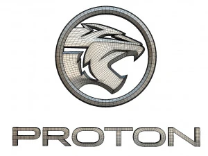 logo baru proton Model 3D