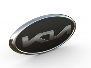 kia new logo 3Dモデル