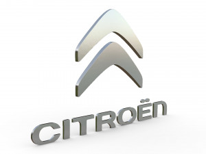 citroen logo 2 Modelo 3D