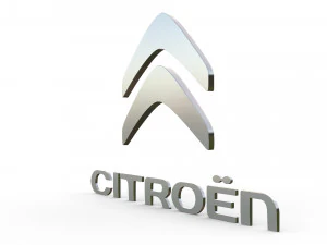 logo citroen 2 Model 3D