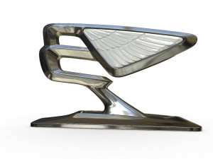 bentley hood ornament Model 3D