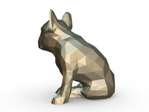 french bulldog figure Model do druku 3D