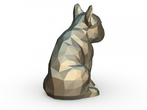 french bulldog figure Model do druku 3D