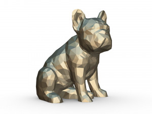 french bulldog figure Model do druku 3D